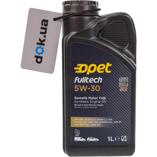 Opet Fulltech 5W-30 (1 л) моторна олива