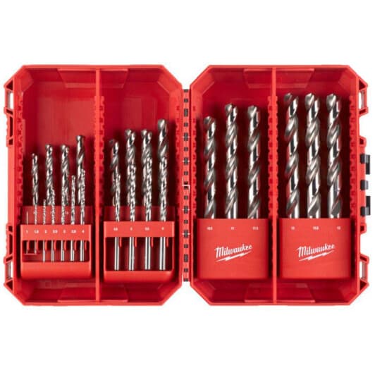 Набор сверл Milwaukee спиральных по металлу Thunderweb 4932493870 1-13 мм 25 шт.