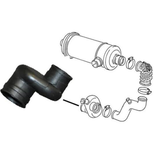 1116005200 JP Group Повітряний патрубок для Volkswagen Transporter