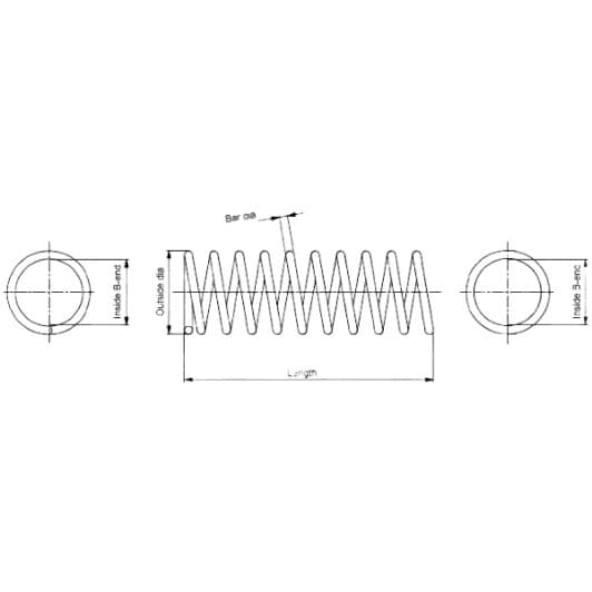 SP0449 Monroe Пружина подвески