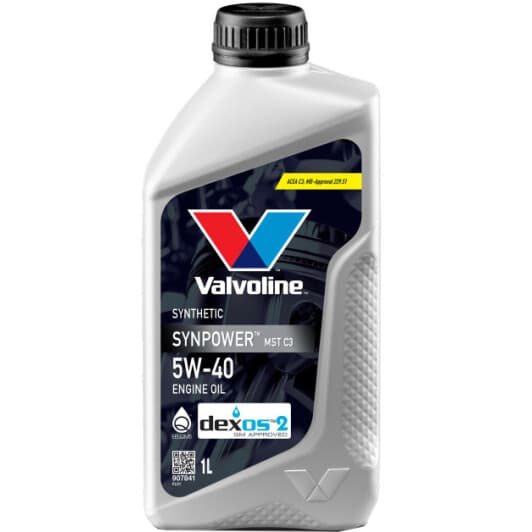 Valvoline SynPower MST C3 5W-40 (1 л) моторное масло