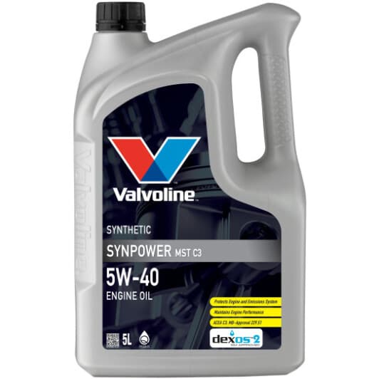 Valvoline SynPower MST C3 5W-40 (5 л) моторна олива