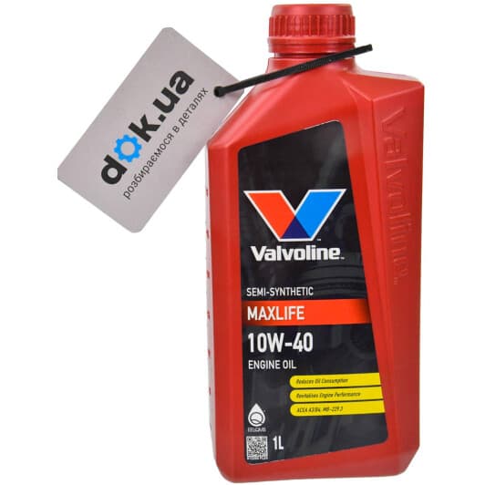 Valvoline MaxLife 10W-40 (1 л) моторное масло
