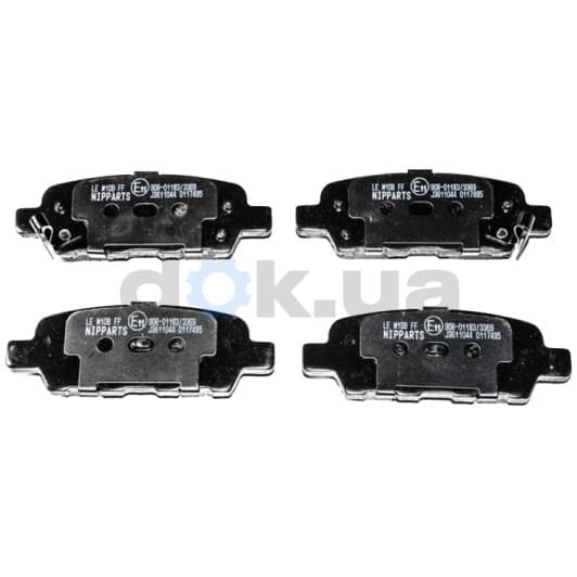 J3611044 Nipparts Гальмівні колодки