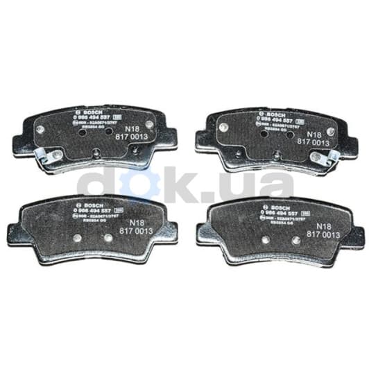 0 986 494 557 Bosch Гальмівні колодки