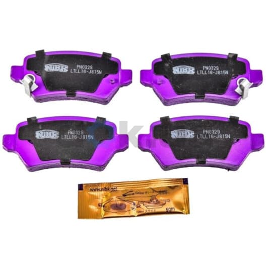 PN0329 NiBK Гальмівні колодки