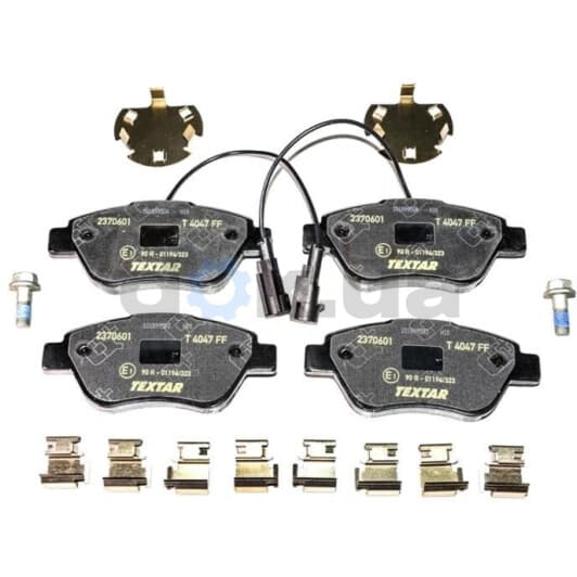 2370601 Textar Гальмівні колодки