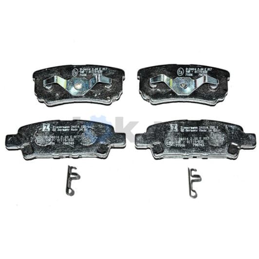 24014.155.1 Zimmermann Тормозные колодки