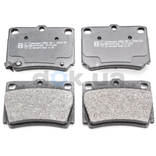 23593.150.1 Zimmermann Тормозные колодки для Mitsubishi Pajero Sport
