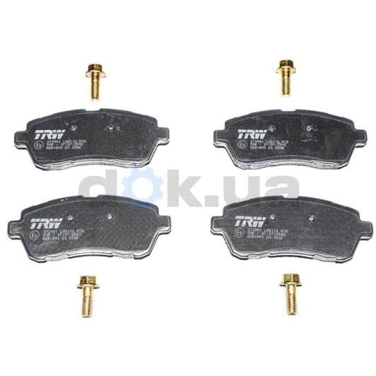 GDB1893 TRW Тормозные колодки для Ford Fiesta