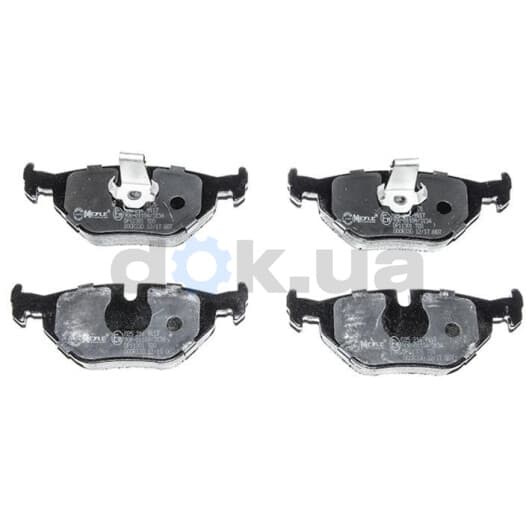 025 216 9117 Meyle Гальмівні колодки для BMW 5 Series