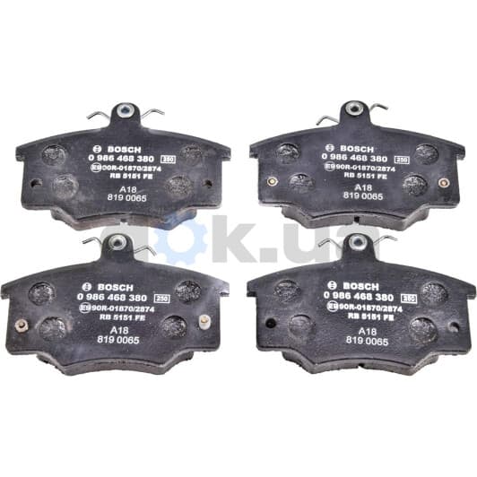 0 986 468 380 Bosch Гальмівні колодки