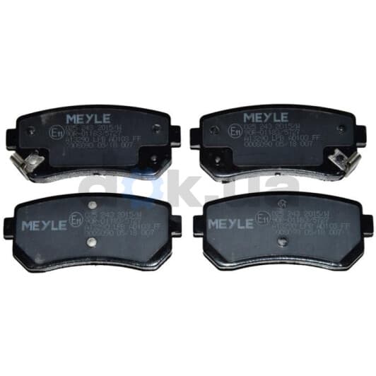 025 243 2015/W Meyle Тормозные колодки