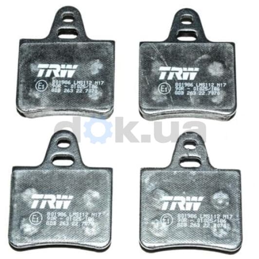 GDB263 TRW Тормозные колодки