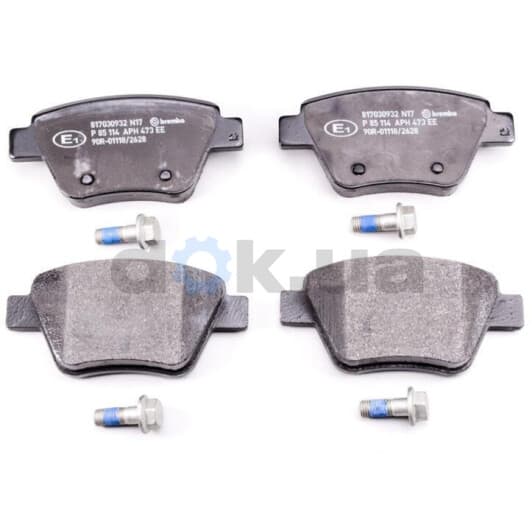 P 85 114 Brembo Гальмівні колодки