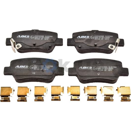 C22040ABE ABE Тормозные колодки для Toyota Avensis