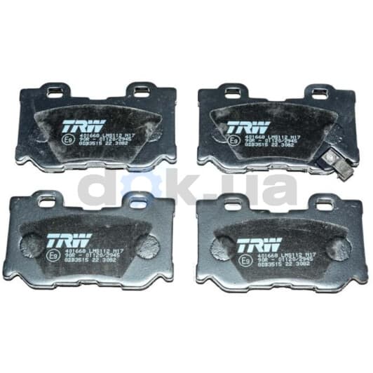 GDB3515 TRW Гальмівні колодки