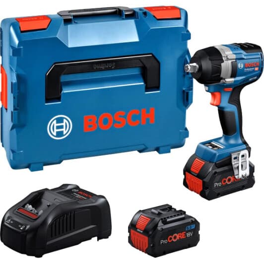 Гайковерт аккумуляторный Bosch GDS 18V-750 C Professional (8 Ah) (2 аккумулятора + ЗУ + чехол)