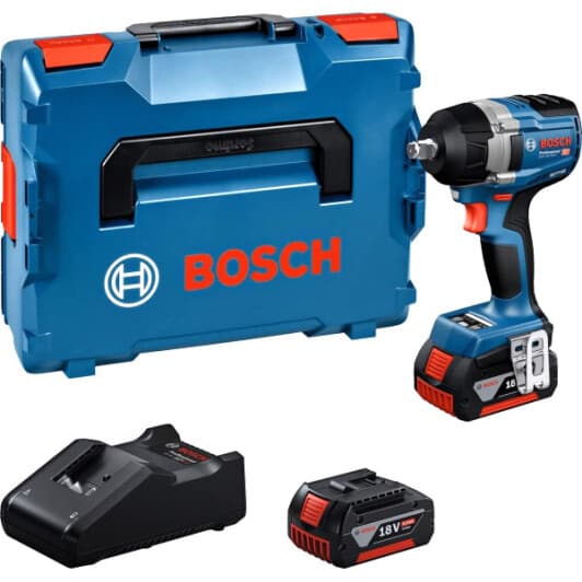 Гайковерт аккумуляторный Bosch GDS 18V-750 C Professional (5 Ah) (2 аккумулятора + ЗУ + чехол)