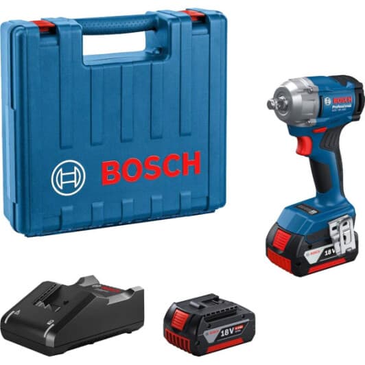 Гайкокрут акумуляторний Bosch GDS 18V-350 Professional (2 акумулятори + ЗП + чохол)
