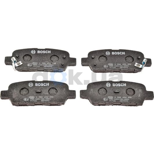 0 986 494 090 Bosch Тормозные колодки