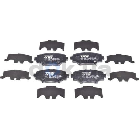 GDB3593 TRW Тормозные колодки для Mazda 3