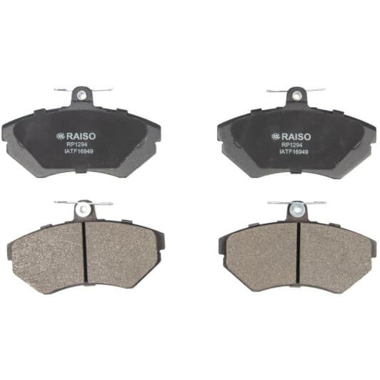 rp1294 RAISO Колодки гальмівні диск. перед. Caddy II/Golf III/Polo III 91-04
