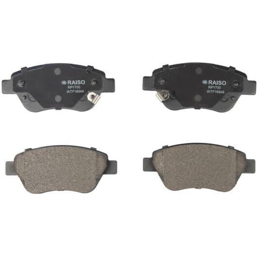 rp1700 RAISO Гальмівні колодки