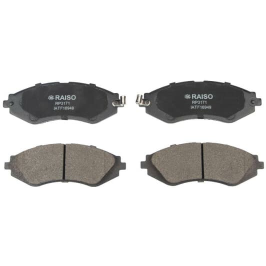 rp3171 RAISO Тормозные колодки
