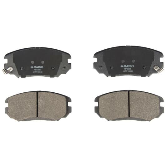 rp3409 RAISO Гальмівні колодки