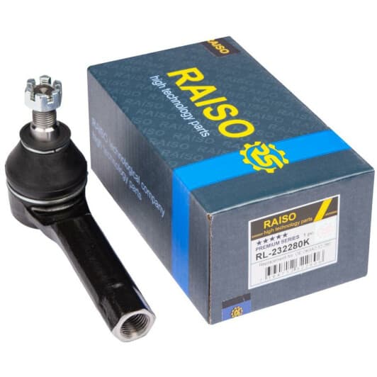 rl232280k RAISO Наконечник тяги рульової Kia Clarus/Sephia/Carens 93-09 (Конус 14мм)