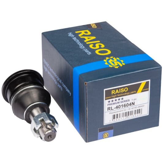 rl401604n RAISO Шарова опора перед. (нижн.перед) Nissan Primera/Sunny II 86-02 (Конус 14.8мм)