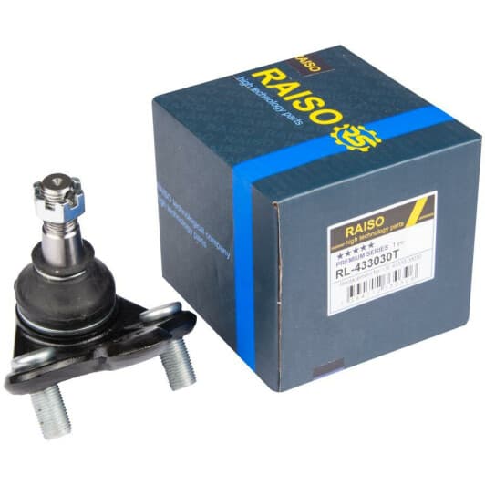 rl433030t RAISO Шарова опора передня (нижн.перед) Toyota Avensis/Corolla/Celica/Carina E 91-09 (Конус 15мм)