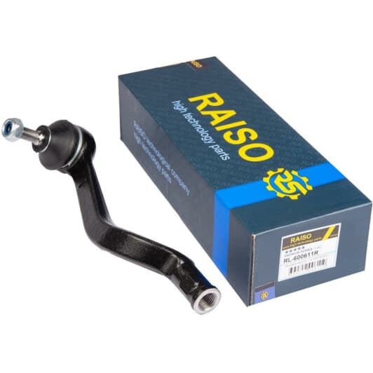 rl600611r RAISO Наконечник тяги рульової пр. Renault Logan/Express/Dacia Lodgy/Dokker 04- (Конус 12,1мм)