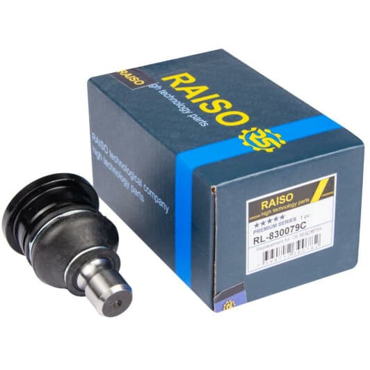 rl830079c RAISO Шарова опора перед. (нижн.перед) Ford Fiesta IV/VI/Mazda 2 96-17 (Конус 17,5мм)