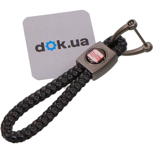 Брелок Vitol з логотипом SEAT чорний 52687