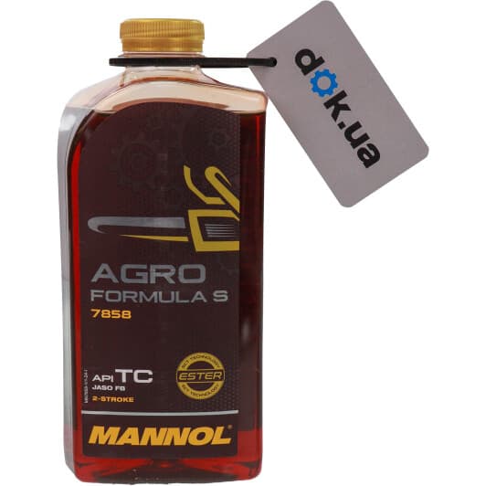 Моторное масло 2T Mannol Agro Formula S (ПЭТ) синтетическое