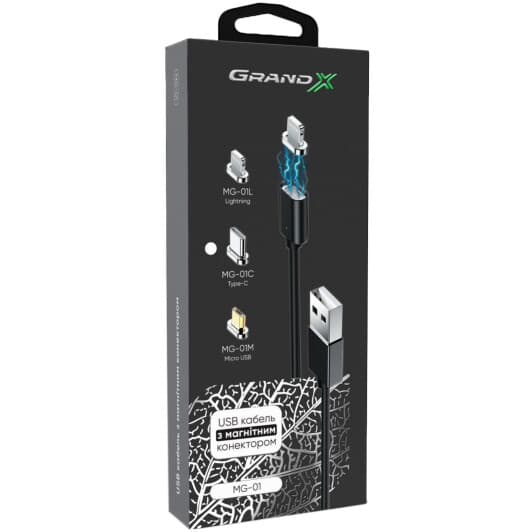 Кабель Grand-X MG-01C USB - USB type-C 1 м