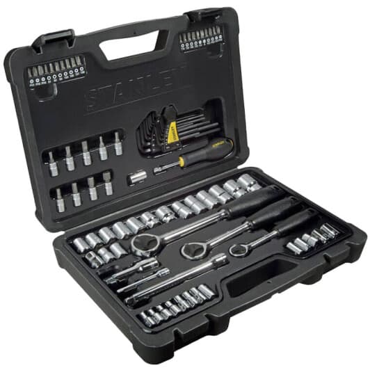 Набор бит и торцевых головок с трещоткой Stanley STHT0-73930 58 шт.