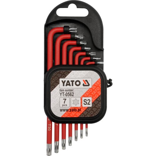 Набір ключів TORX Yato YT-0562 T9H-T30H 7 шт