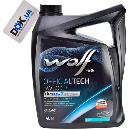 Wolf Officialtech C3 5W-30 (4 л) моторна олива