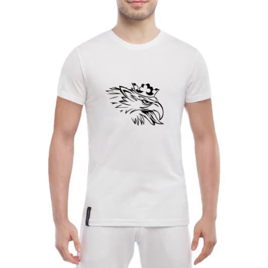 Футболка мужская Globuspioner классическая Scania Griffin белый спереди