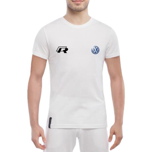 Футболка мужская Globuspioner классическая Volkswagen R белый спереди