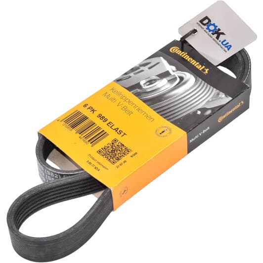 6PK989 ELAST Contitech Поликлиновой ремень