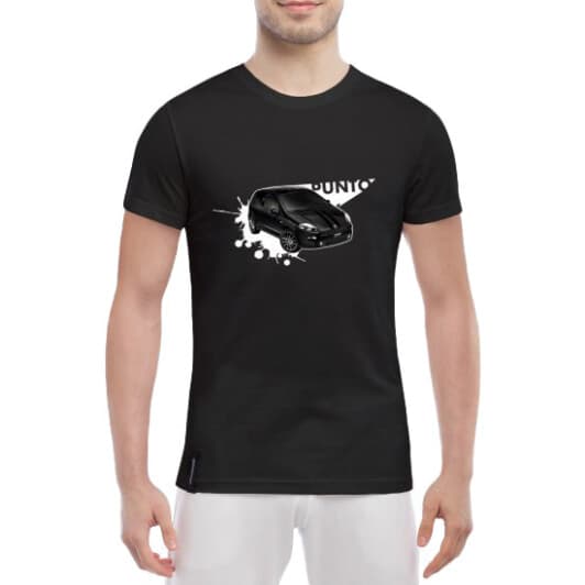 Футболка мужская Globuspioner классическая Punto черный спереди