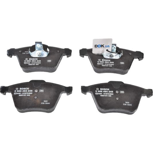 0 986 494 245 Bosch Гальмівні колодки