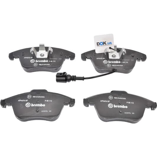 P 85 112 Brembo Гальмівні колодки