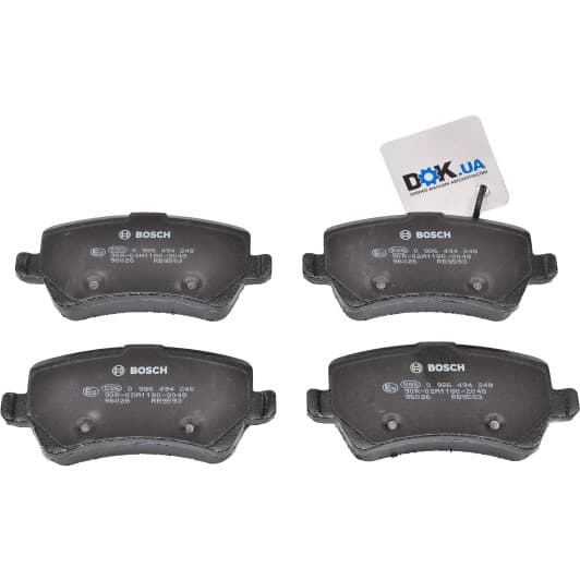 0 986 494 248 Bosch Гальмівні колодки