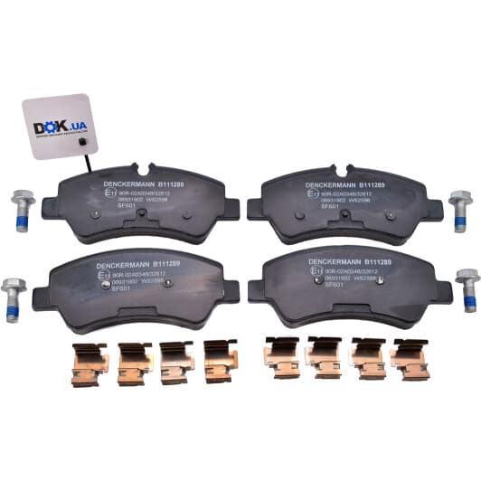 B111289 Denckermann Тормозные колодки
