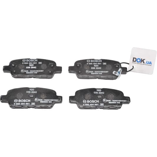 0986494861 Bosch Гальмівні колодки